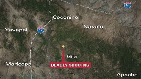 shooting in payson|Person killed in Tonto National Forest .